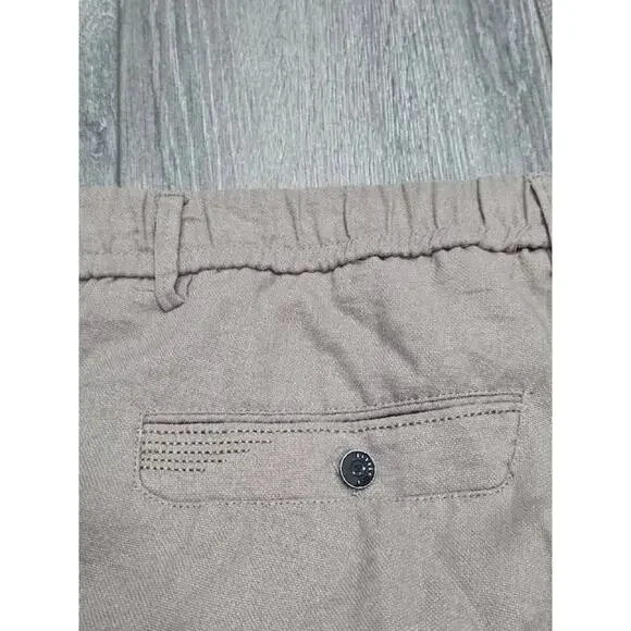 Gucci Slim Fit mid Rise Ankle pull on Pants Women Beige Medium A004225 - Picture 9 of 10